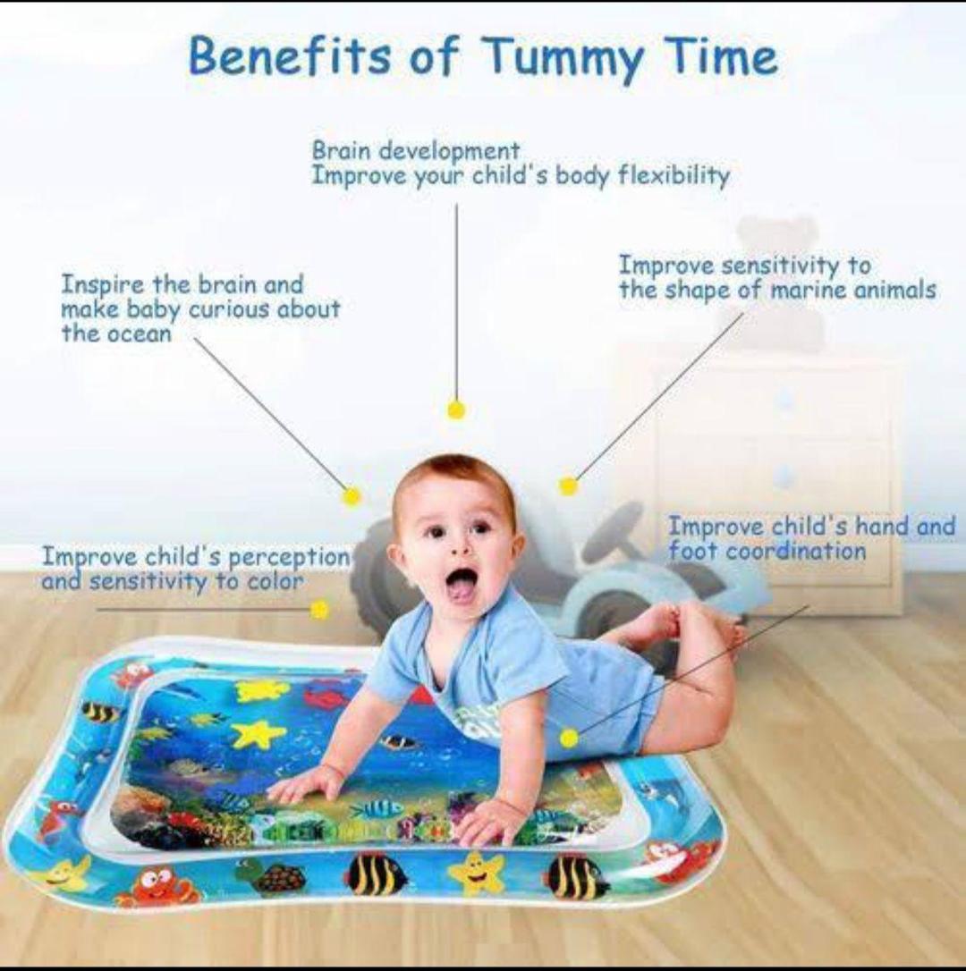 Inflatable Baby Water Play Mat – Tummy Time Sensory Toy for Infants & Toddlers
