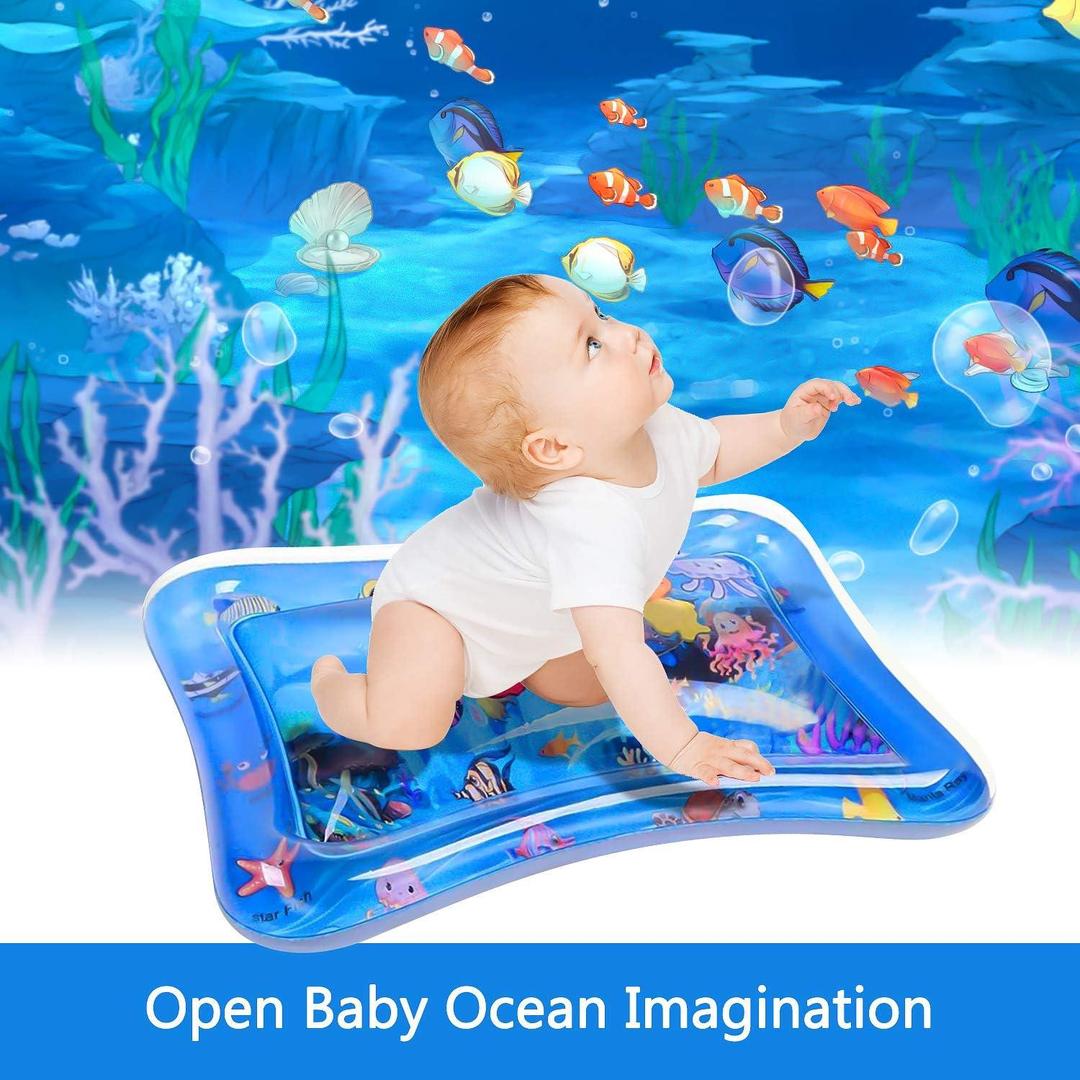 Inflatable Baby Water Play Mat – Tummy Time Sensory Toy for Infants & Toddlers